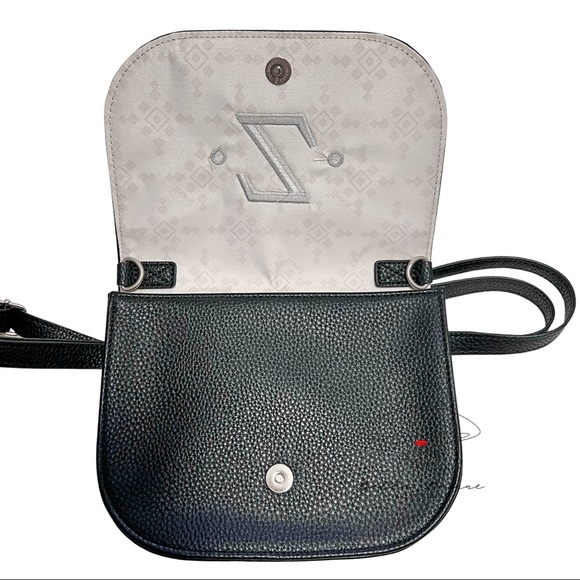 THIRTY ONE “Z” Convertible Belt Bag Black Beauty Pebble - Picture 4 of 9